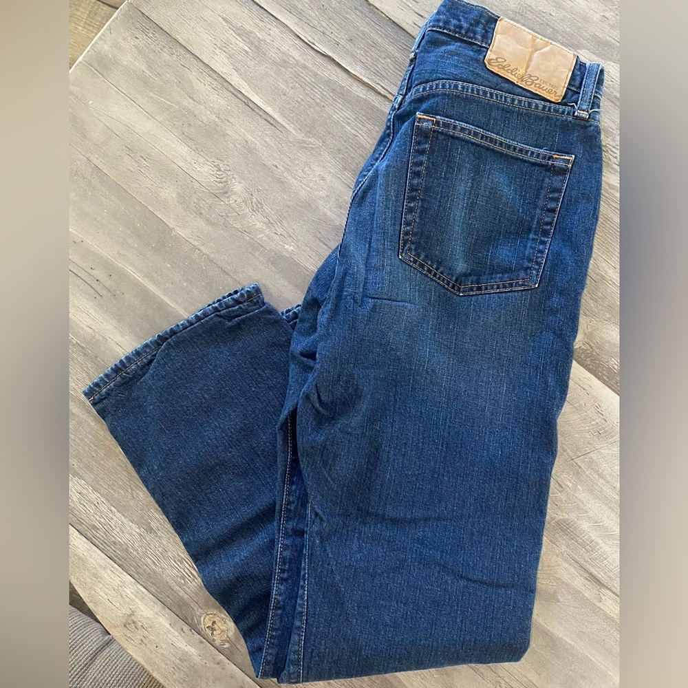 Eddie Bauer Flannel Lined Jeans